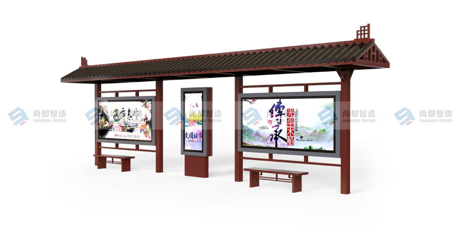 仿古候车亭FG0058